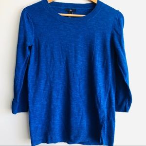 Royal Blue Long Sleeve Top